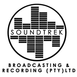 Soundtrek small logo with Broadcasting & Recording Black 250px